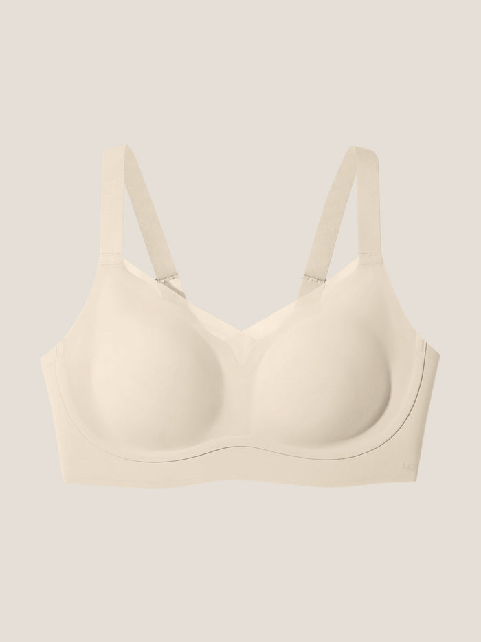 Wave Mesh Support Wireless Bra
