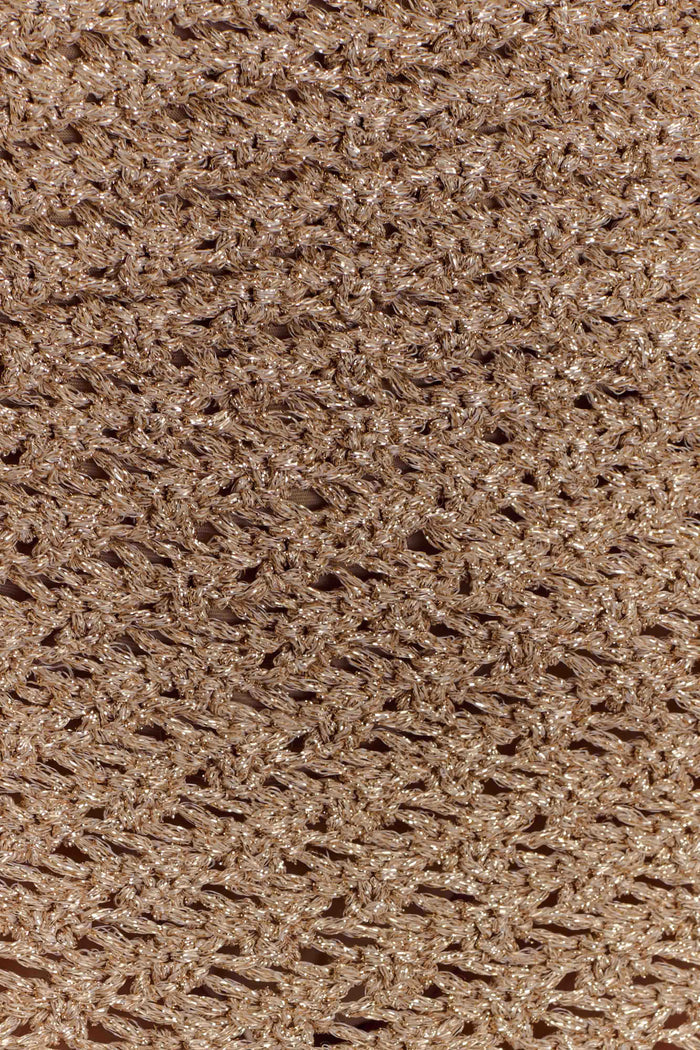 Waverley Metallic Knit Mini Skirt - Gold