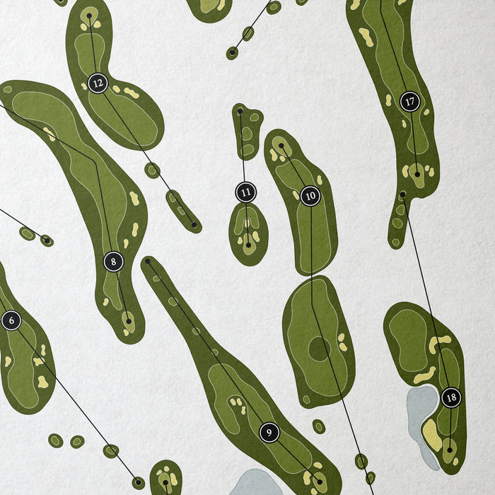 We-Ko-Pa Golf Club | Golf Course Map | Close Up