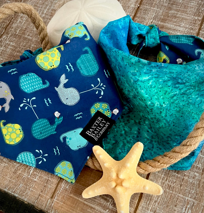 Whale Reversible Bandana