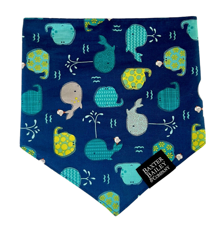 Whale Reversible Bandana