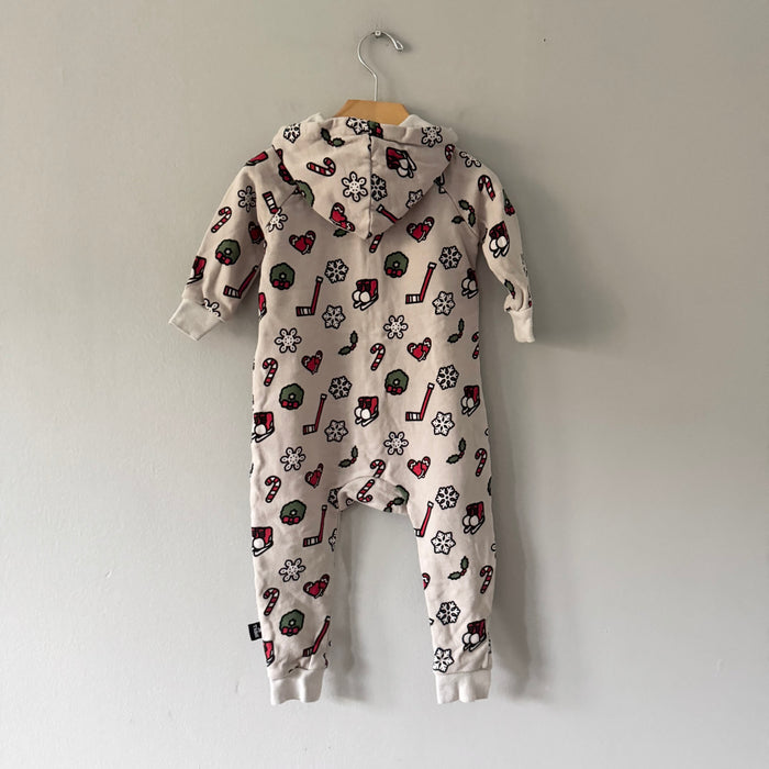 Whistle & Flute / Holiday crew romper / 12-18M