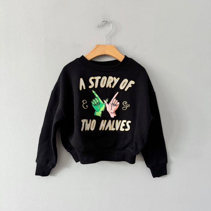 Wicked / Black sweatshirt / 6Y