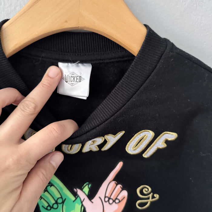 Wicked / Black sweatshirt / 6Y
