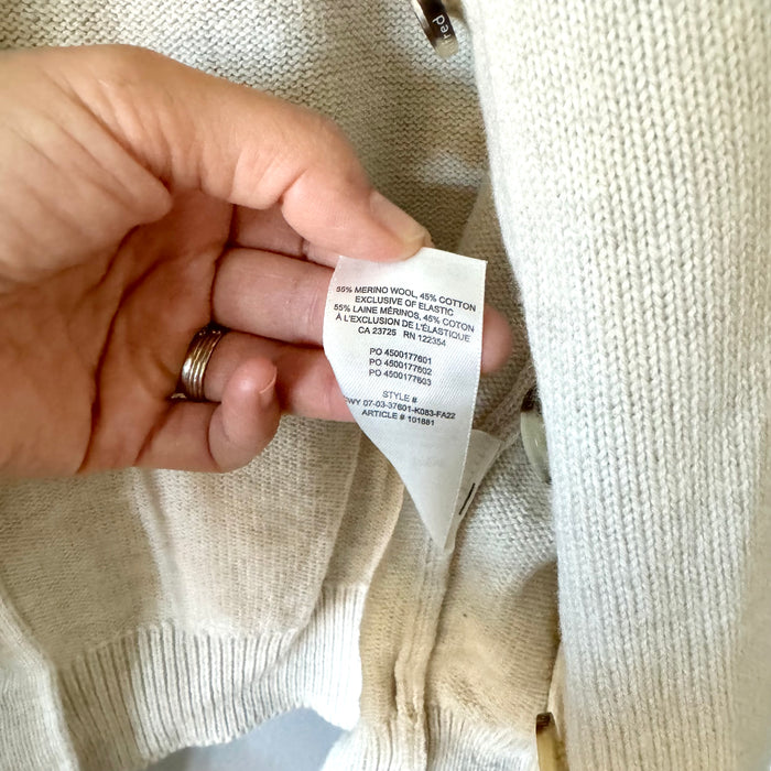 Wilfred / Merino wool x cotton cardigan / Women XS