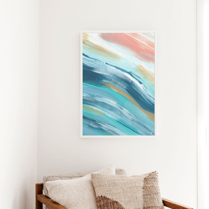 Wind Blown Seas  - Art Print or Canvas - Jetty Home