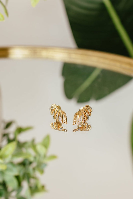 Wings Ear Climber Earrings in Silver/Gold - Macoma Boutique555 Presales
