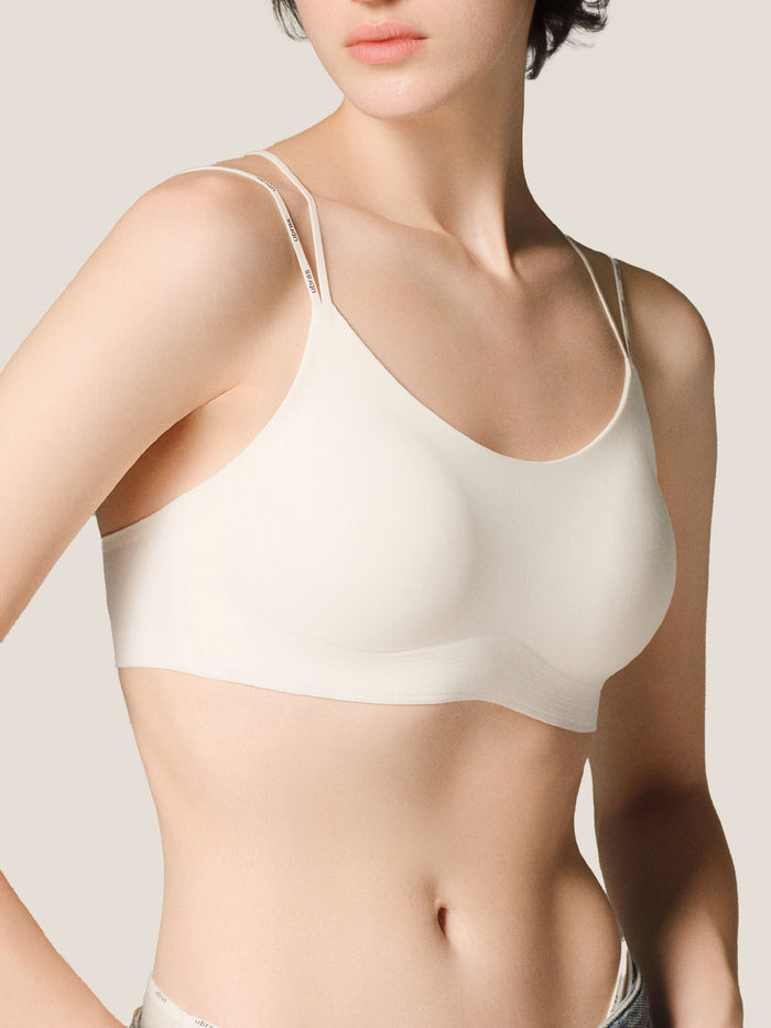 Wireless Letter Cross-Back Bralette – Smart Size