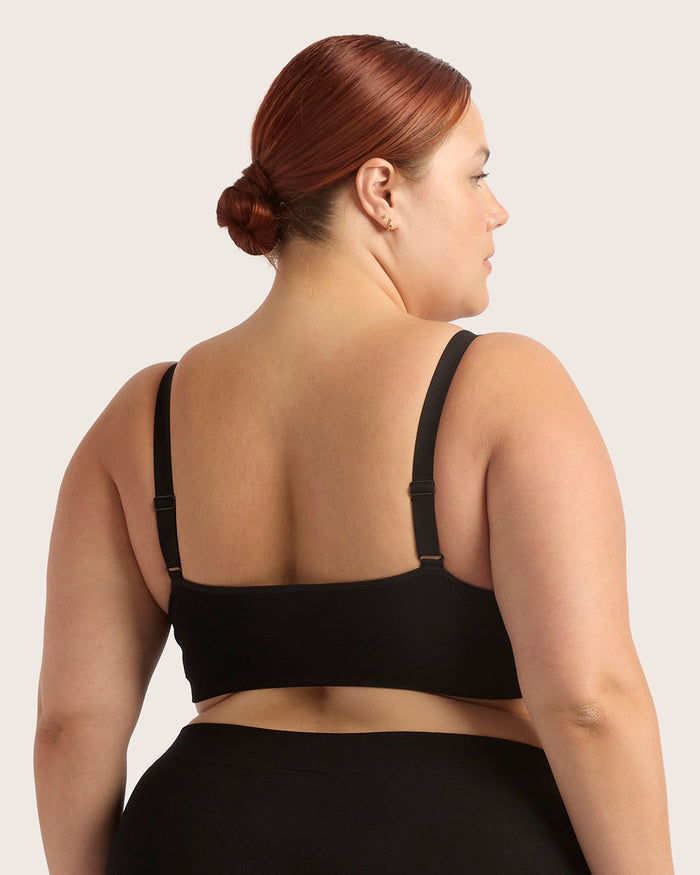 Wireless Maternity Bra - Black