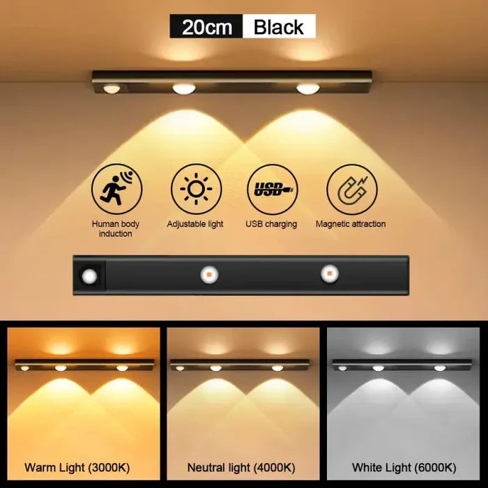 3 colors in one Lamp / Black 20cm