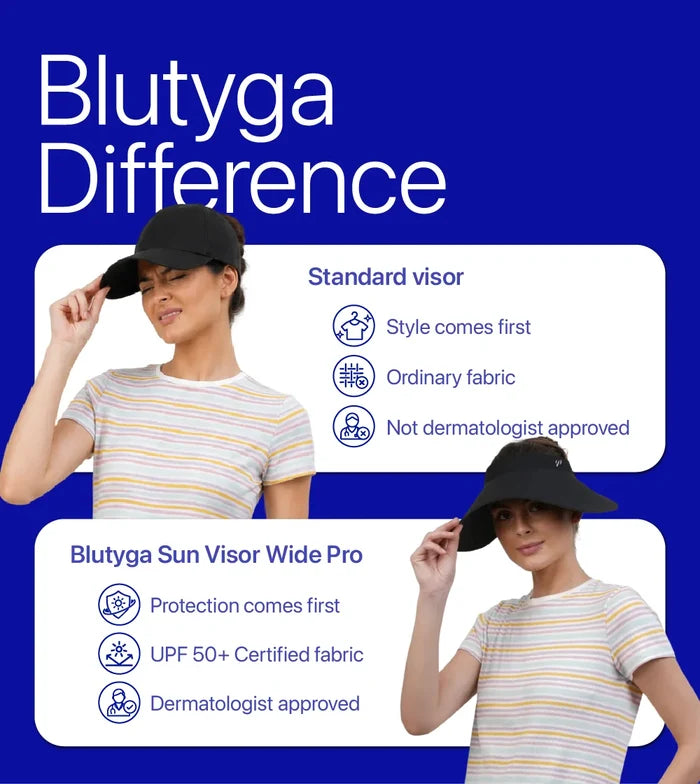 Women Sunscreen Wide Visor Pro