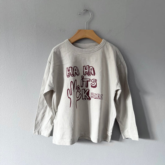Zara / Haha it's ok long sleeve / 6-7Y