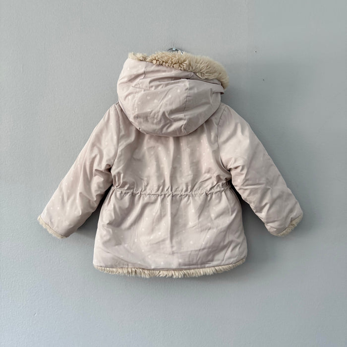 Zara / Sherpa lined zip up jacket / 18-24M