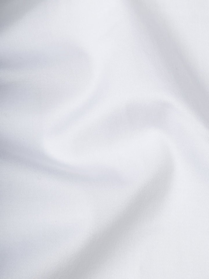 Zest White Cotton Satin Party Shirt