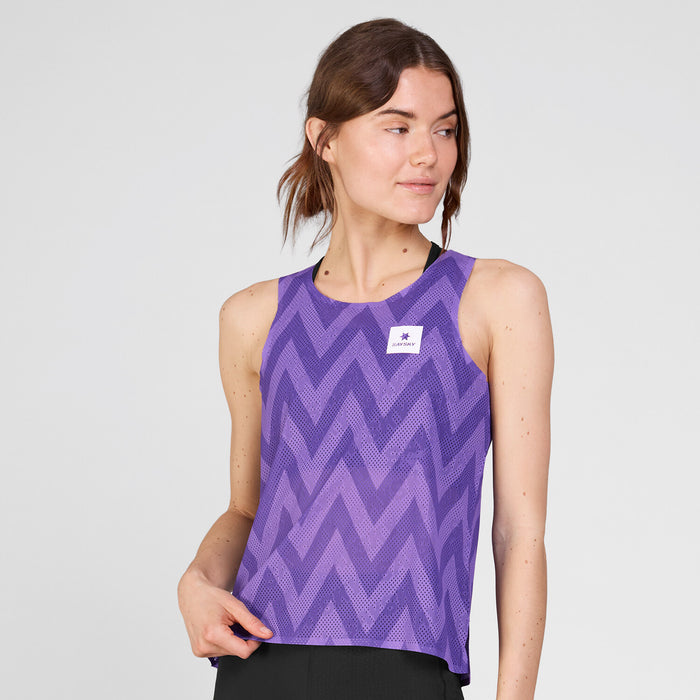 Saysky Zig Zag Air Flow Singlet Purple Zig Zag 1061 SW30011