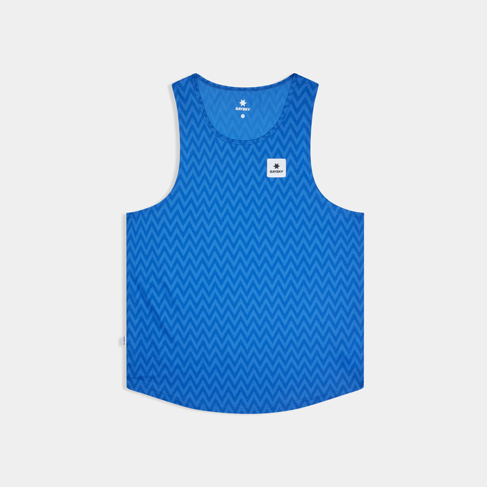 Saysky Zig Zag Combat Singlet Blue Zig Zag 1063 SM30021