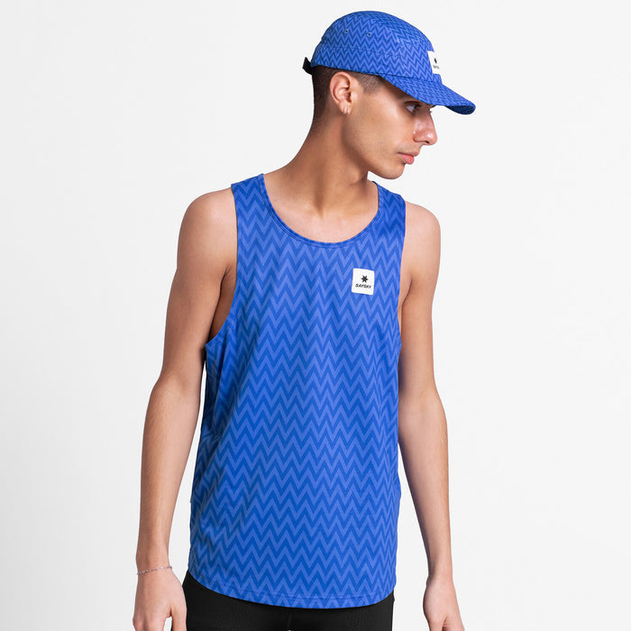 Saysky Zig Zag Combat Singlet Blue Zig Zag 1063 SM30021