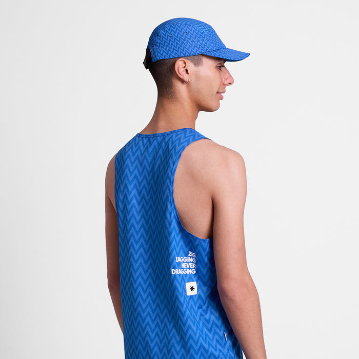 Saysky Zig Zag Combat Singlet Blue Zig Zag 1063 SM30021