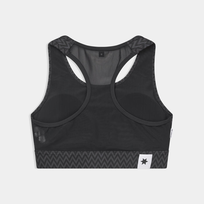 Saysky Zig Zag Combat Sports Bra Black Zig Zag 1062 SW95005
