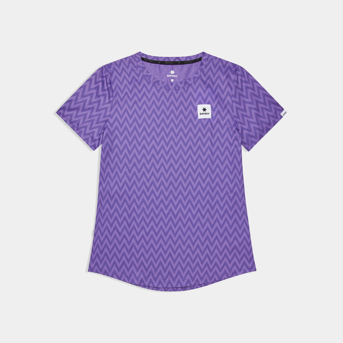 Saysky Zig Zag Combat T-Shirt Purple Zig Zag 1061 SW25012