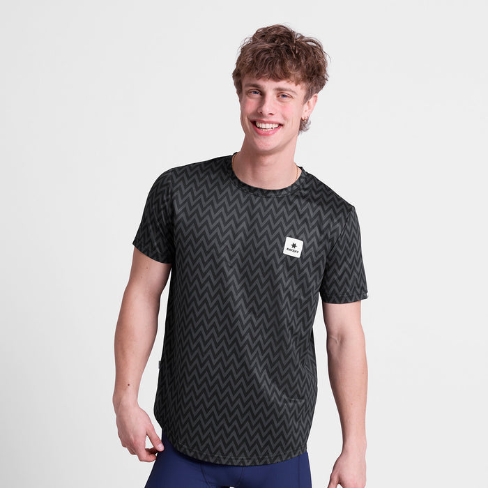 Saysky Zig Zag Combat T-Shirt Black Zig Zag 1062 SM25026