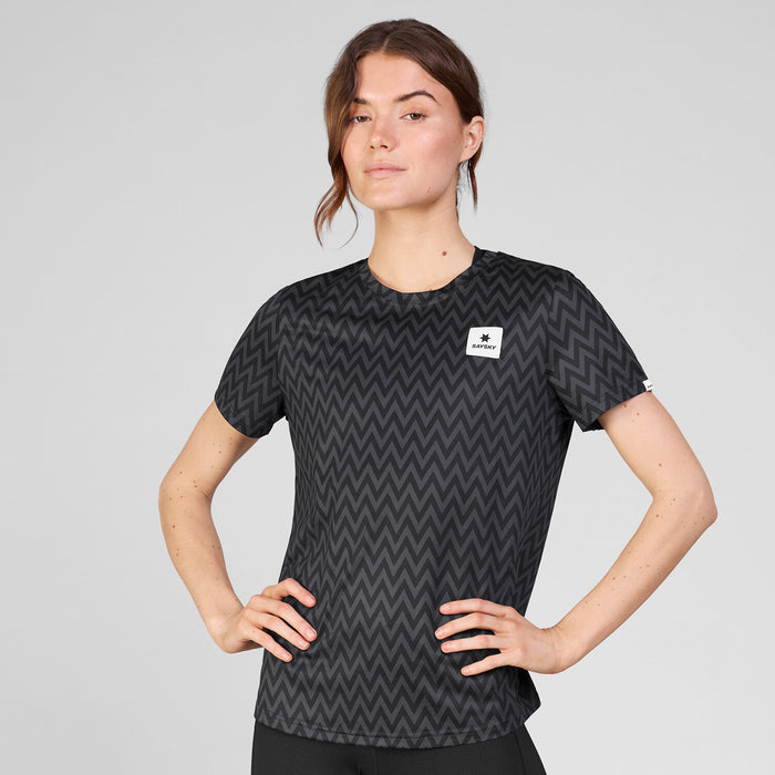Saysky Zig Zag Combat T-Shirt Black Zig Zag 1062 SW25012