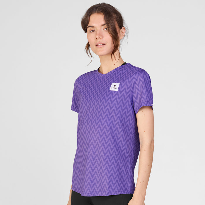 Saysky Zig Zag Combat T-Shirt Purple Zig Zag 1061 SW25012