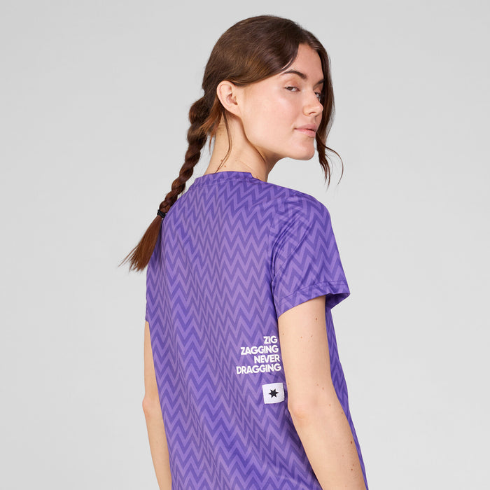 Saysky Zig Zag Combat T-Shirt Purple Zig Zag 1061 SW25012