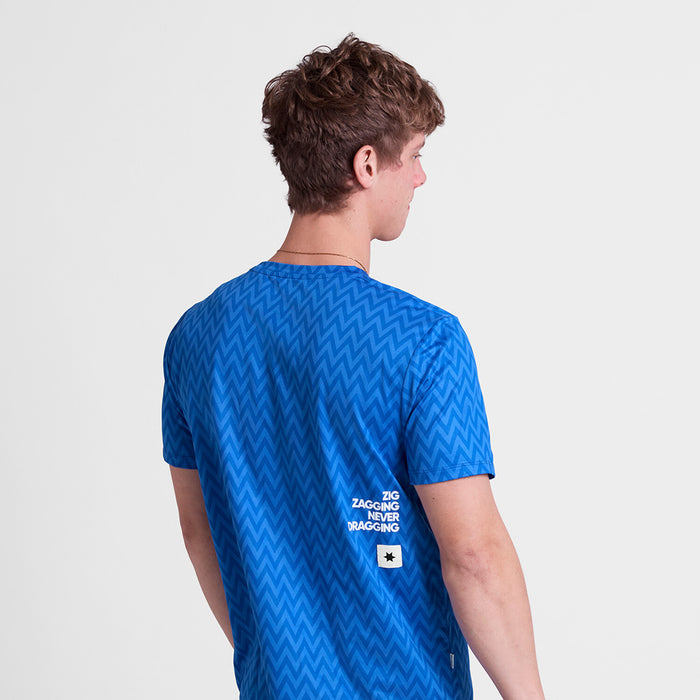 Saysky Zig Zag Combat T-Shirt Blue Zig Zag 1063 SM25026
