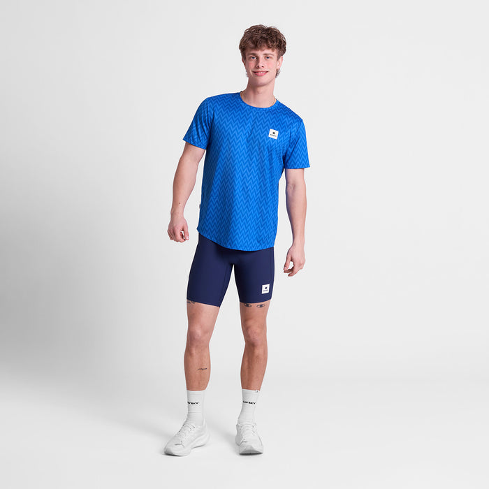 Saysky Zig Zag Combat T-Shirt Blue Zig Zag 1063 SM25026