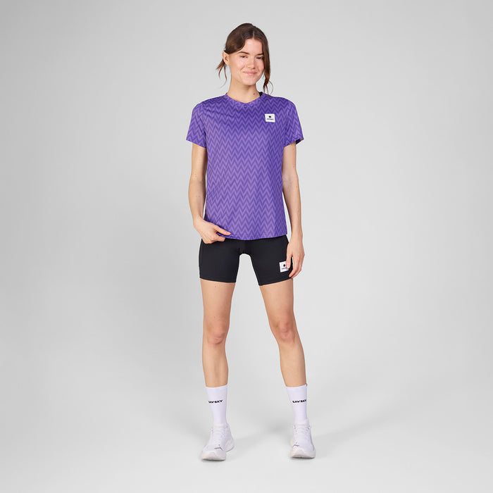 Saysky Zig Zag Combat T-Shirt Purple Zig Zag 1061 SW25012