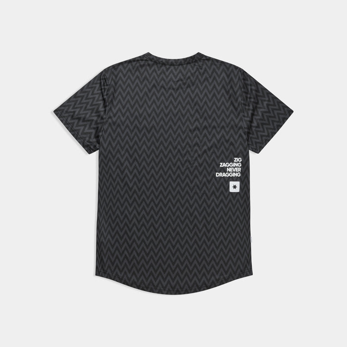 Saysky Zig Zag Combat T-Shirt Black Zig Zag 1062 SM25026