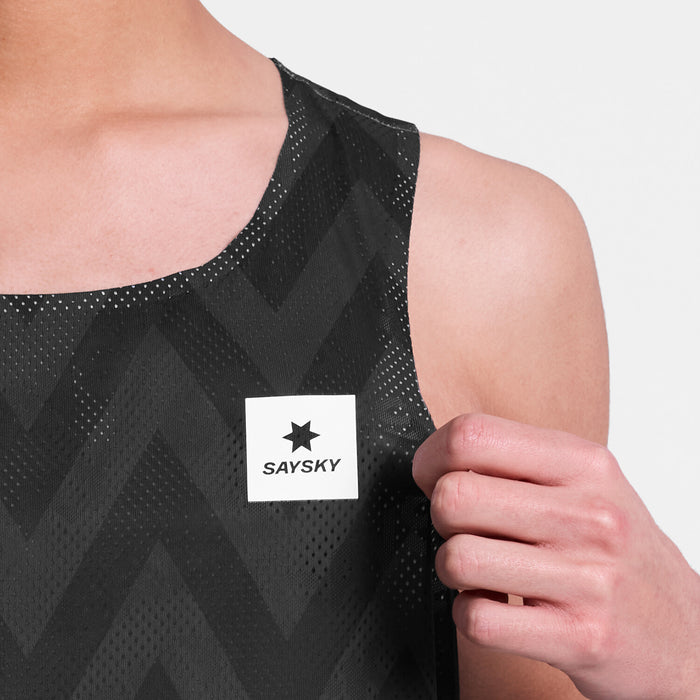 Saysky Zig Zag Flow Air Singlet Black Zig Zag 1062 SM30022