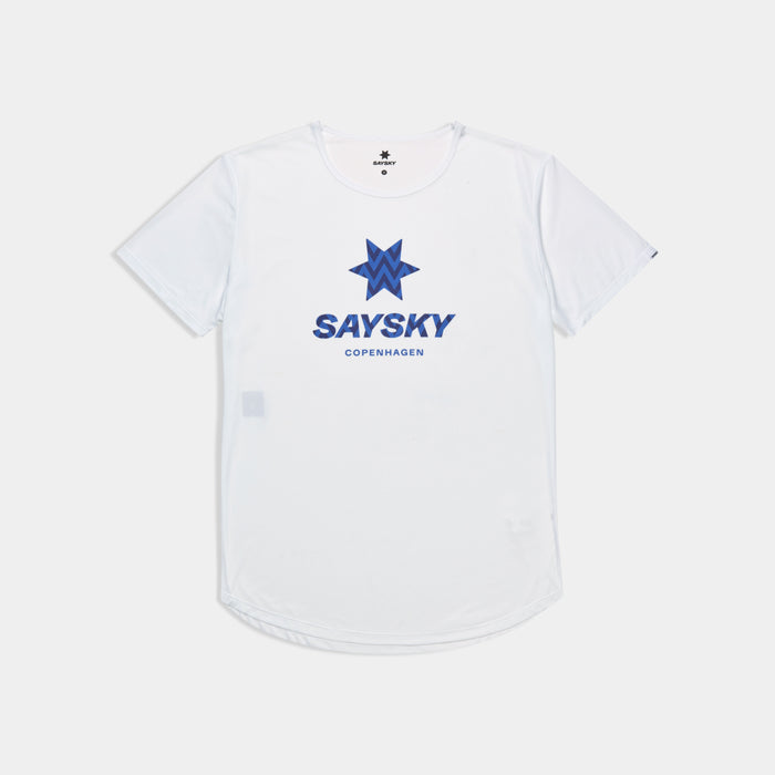 Saysky Zig Zag Flow T-shirt White 101 SM25020