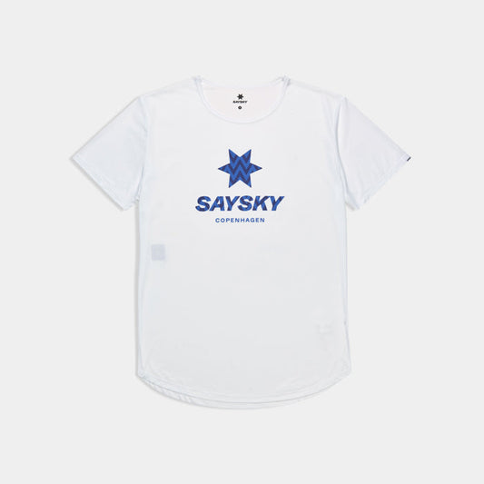 Saysky Zig Zag Flow T-shirt White 101 SM25020