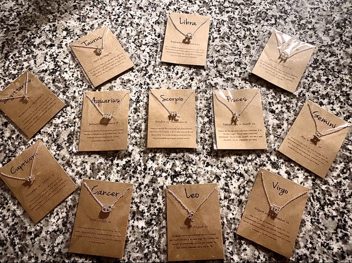 Zodiac Charm Necklaces