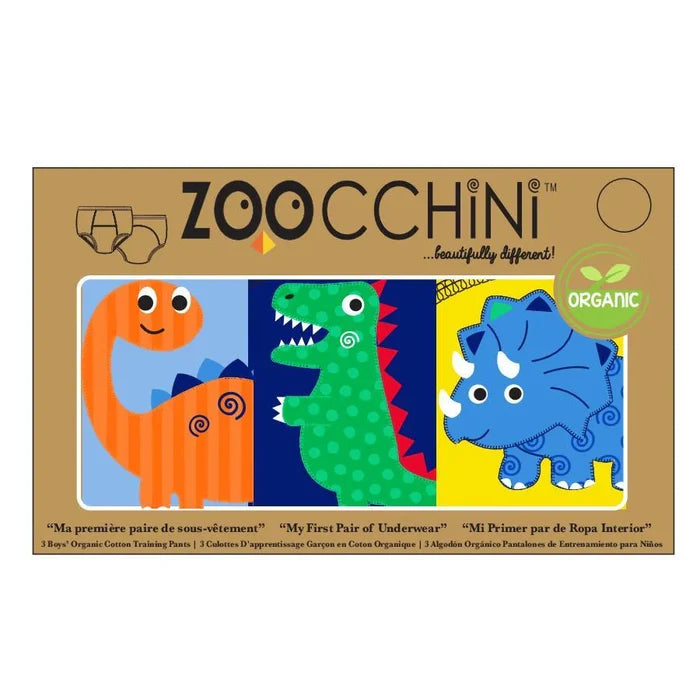 Zoocchini Organic Training Pants - Jurassic Pal Boys